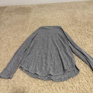 Old Navy Gray Long Sleeve Blouse